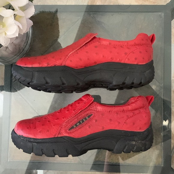 ROPER Performance Slip-On Ostrich Print Clog  Shoes - Picture 4 of 16